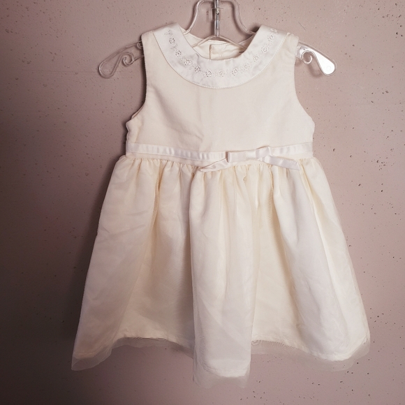 Carter's Other - Carter's Cream Formal Dress Sz 18 Months Baby Girl